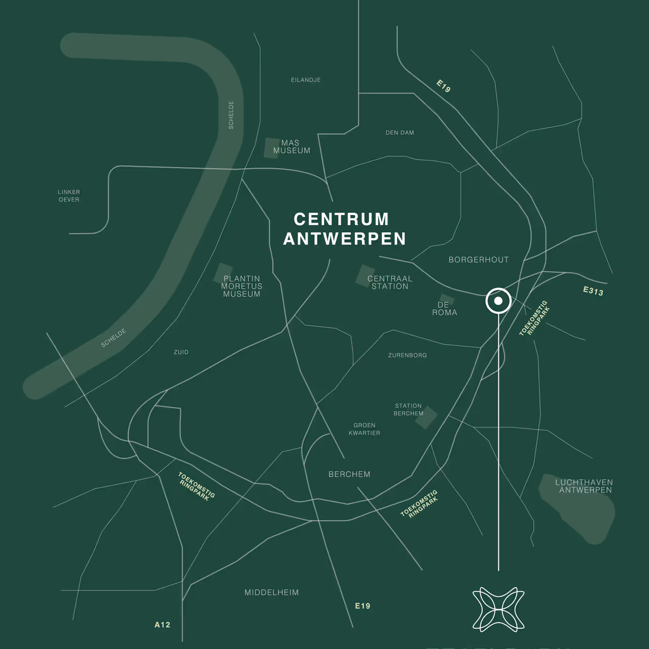 Zegelpark Liggingsplan